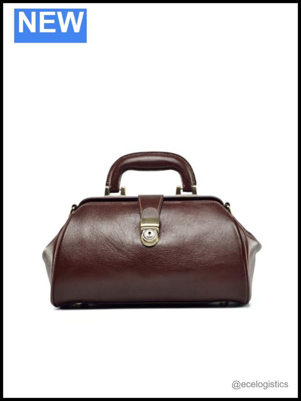 Genuine Leather Handmade Doctor's Bag Shoulder Bag Full Grain Cowhide